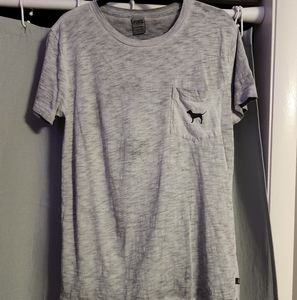 Pink grey campus logo t